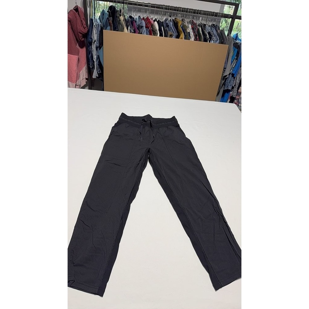 Lululemon Womens Black Nylon Blend Athletic Casual Pants Size 6